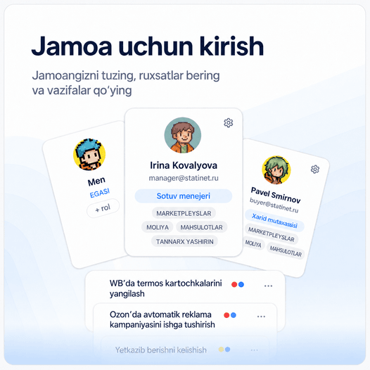 Jamoa uchun kirish